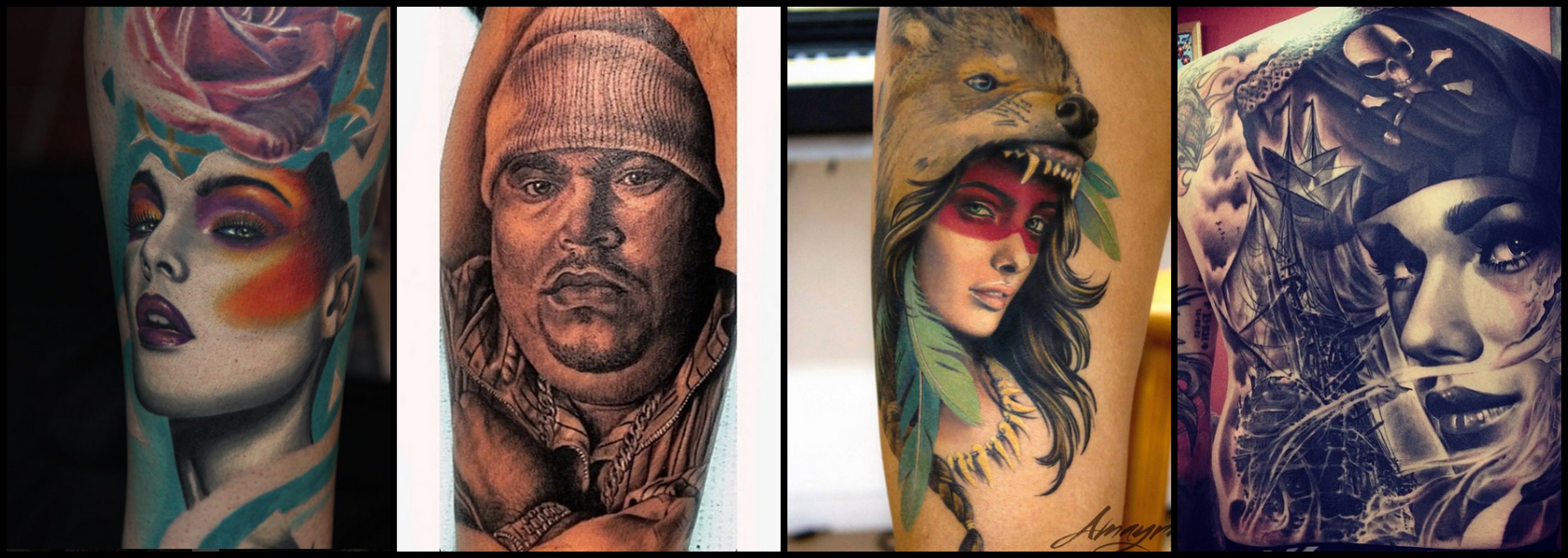 Color Portrait Tattoo by LizCookTattoo on DeviantArt